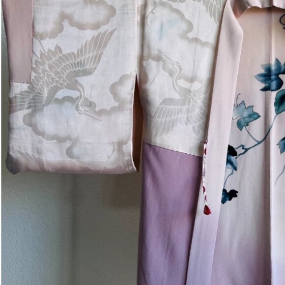 Vintage Japanese Style Kimono Robe - Picture 6 of 10